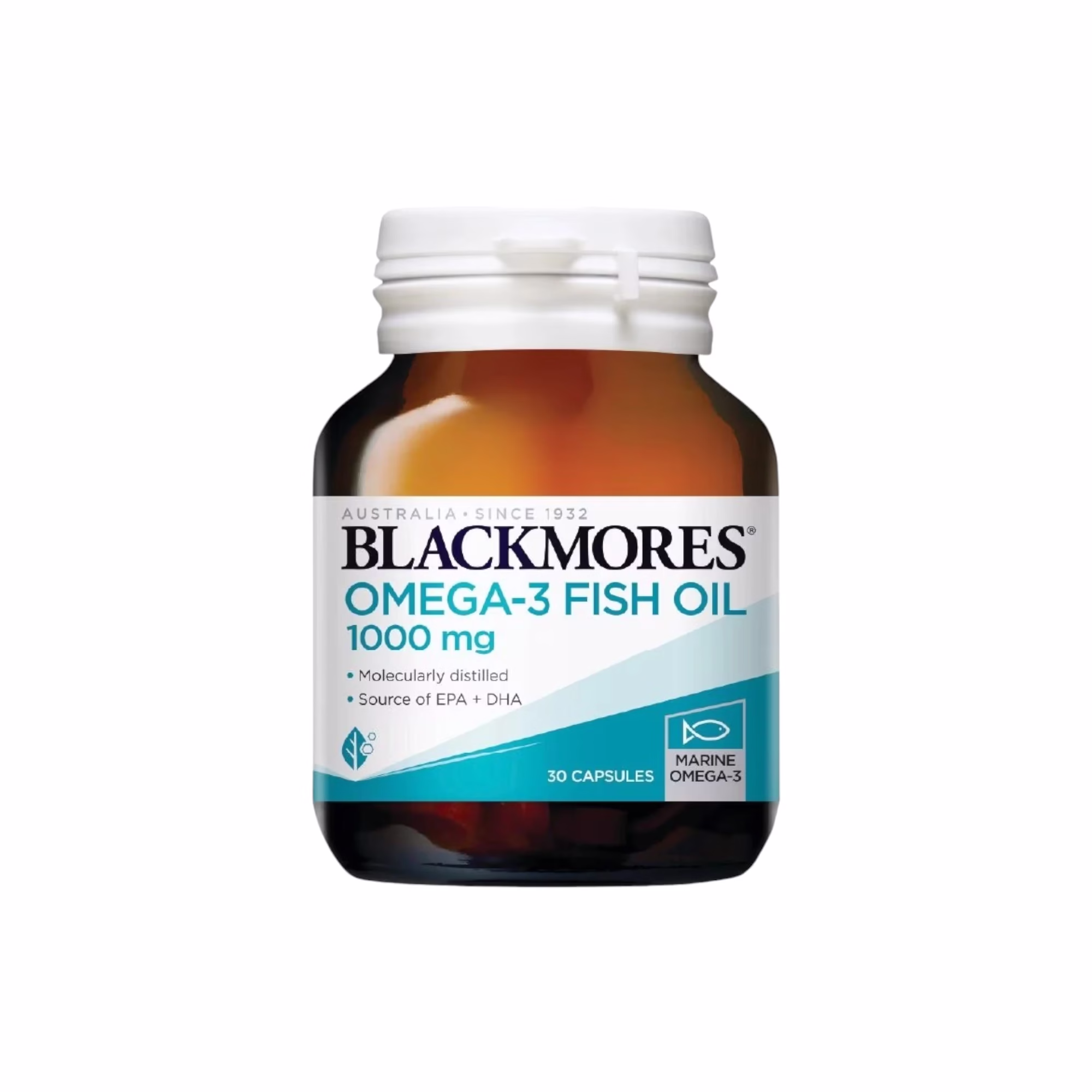 Blackmores Omega-3 Fish Oil 1000mg (30 Capsules)